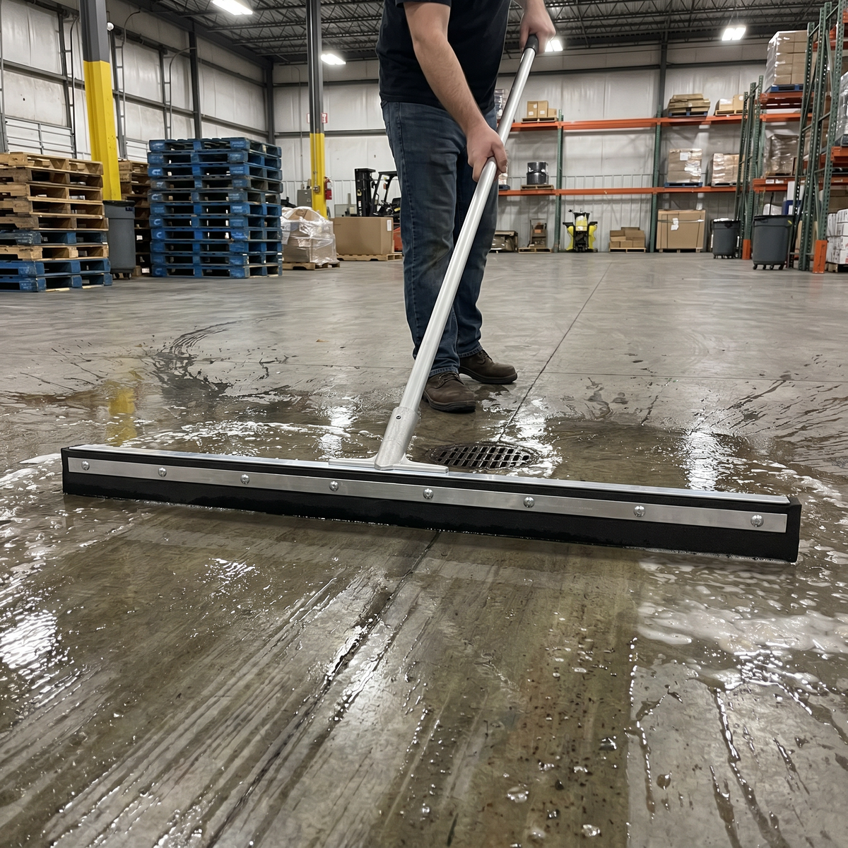 48" Straight Double Foam Squeegee