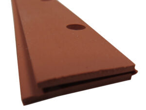 6" 2-Ply Red Rubber Window Squeegee Refill