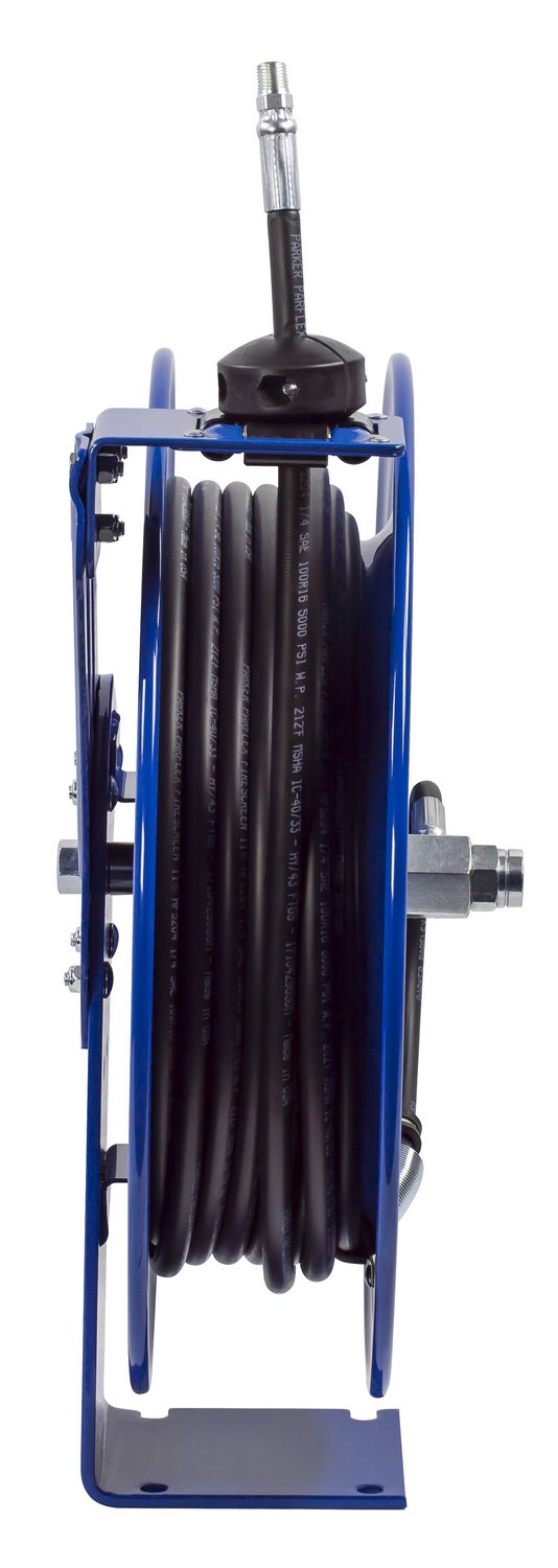50 FT x 3/8" Spring Driven Automatic Hose Reel with Hose