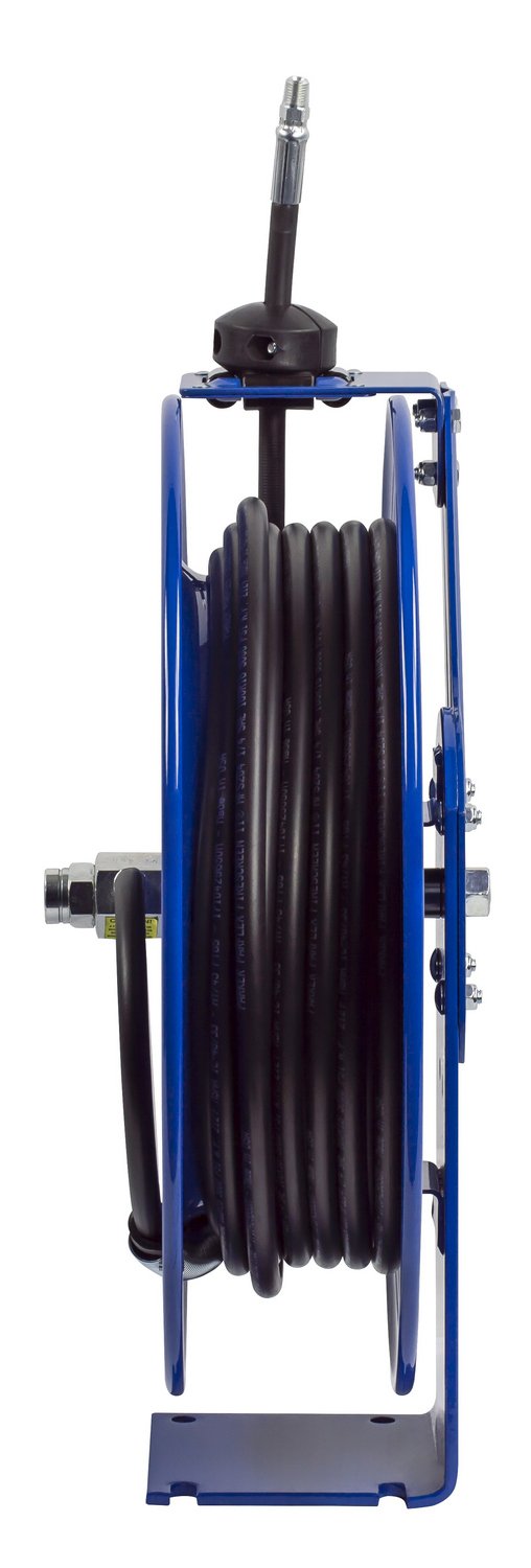 50 FT x 3/8" Spring Driven Automatic Hose Reel with Hose