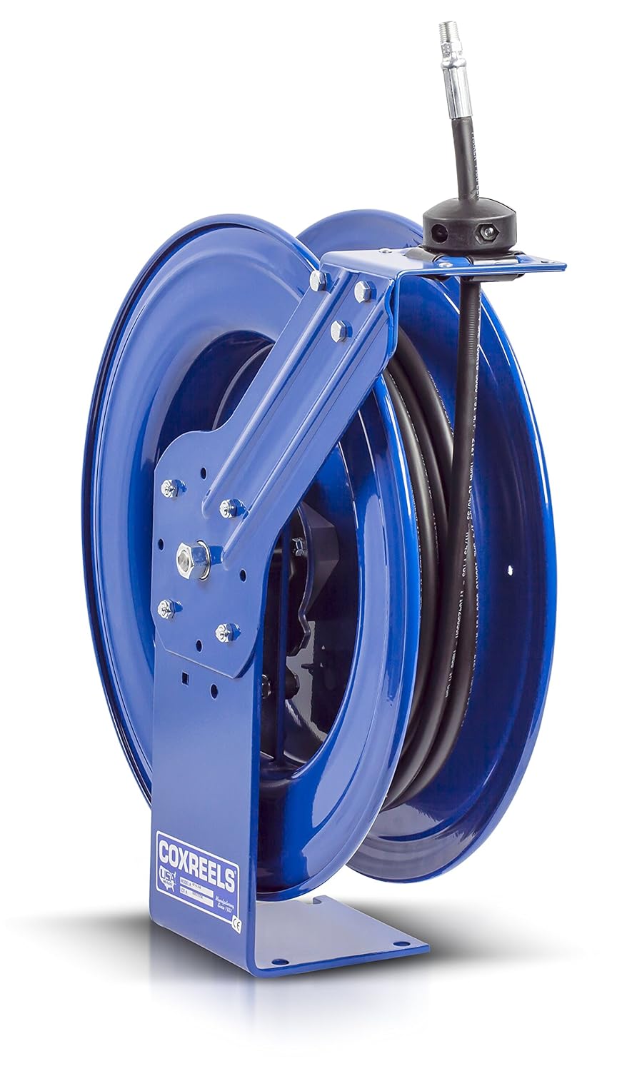 50 FT x 3/8" Spring Driven Automatic Hose Reel with Hose