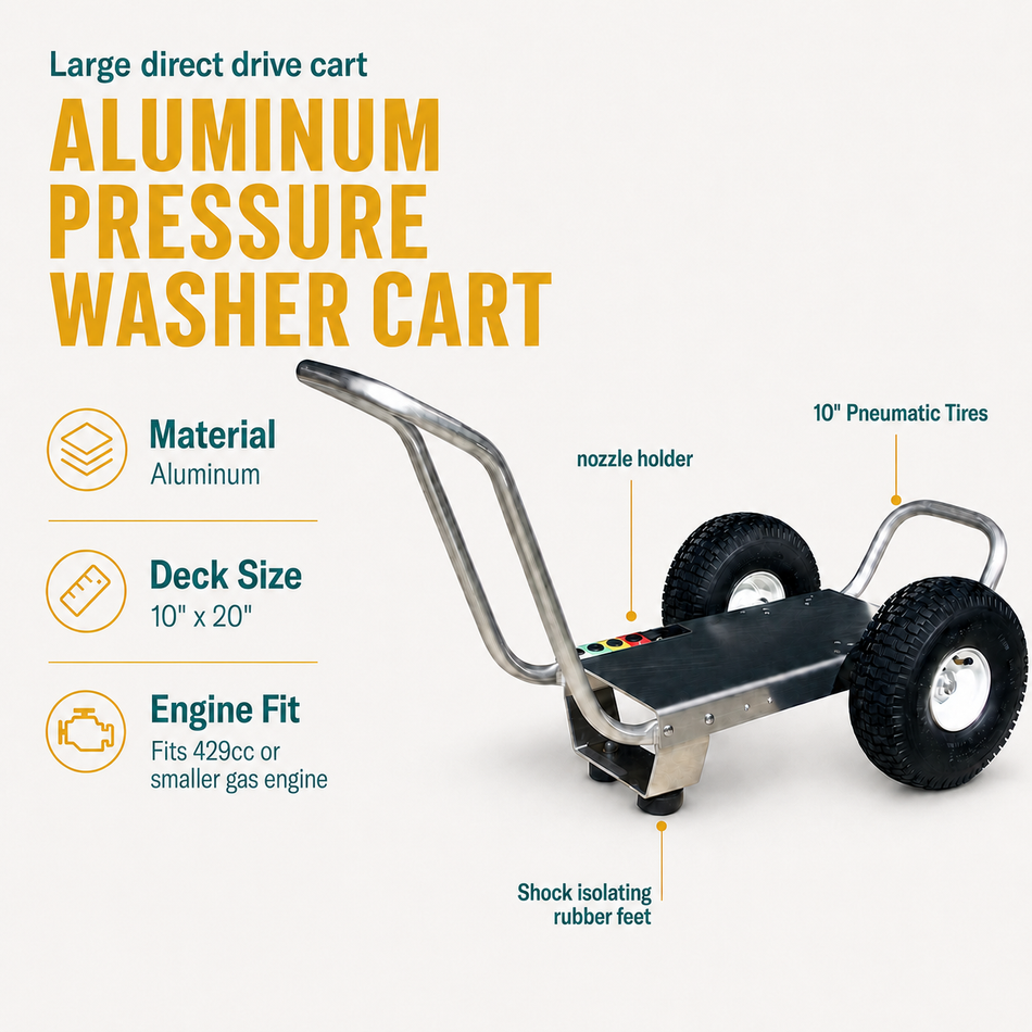 Aluminum Pressure Washer Cart