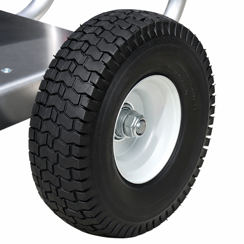 tire of rollcage Cart w/ Hose Reel Plate