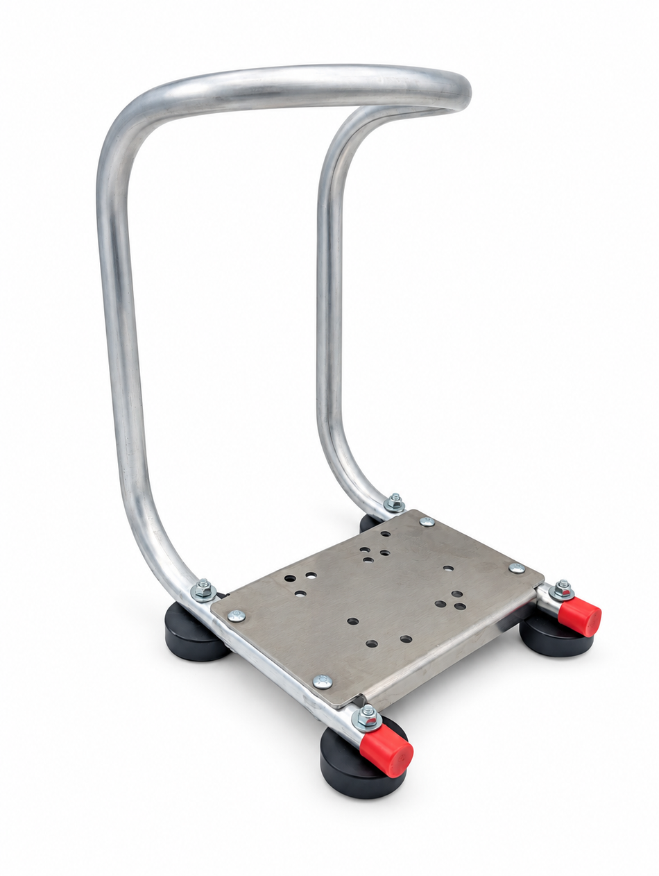 Small Aluminum Hand Carry Hose Reel Frame