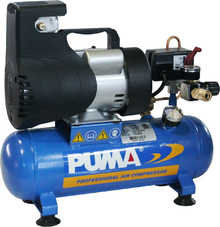 Puma 1 HP Oil-Less Hot Dog Air Compressor