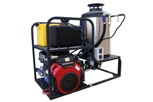 5000 PSI Gas Powered Diesel Fired Trailer Pressure Washer