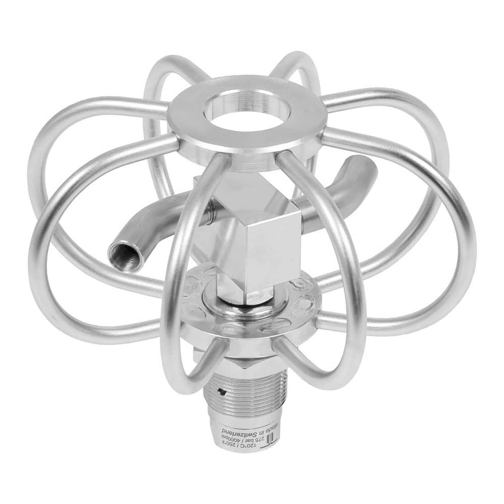 6 inch 4000 PSI Duct-cleaner fixed TC/stainlessTYR-2f D= 6" 3/8"NPT F 2x1/8"NPT F