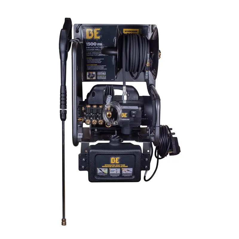 1,500 PSI - 1.6 GPM Electric Pressure Washer with Powerease Motor and Triplex Pump