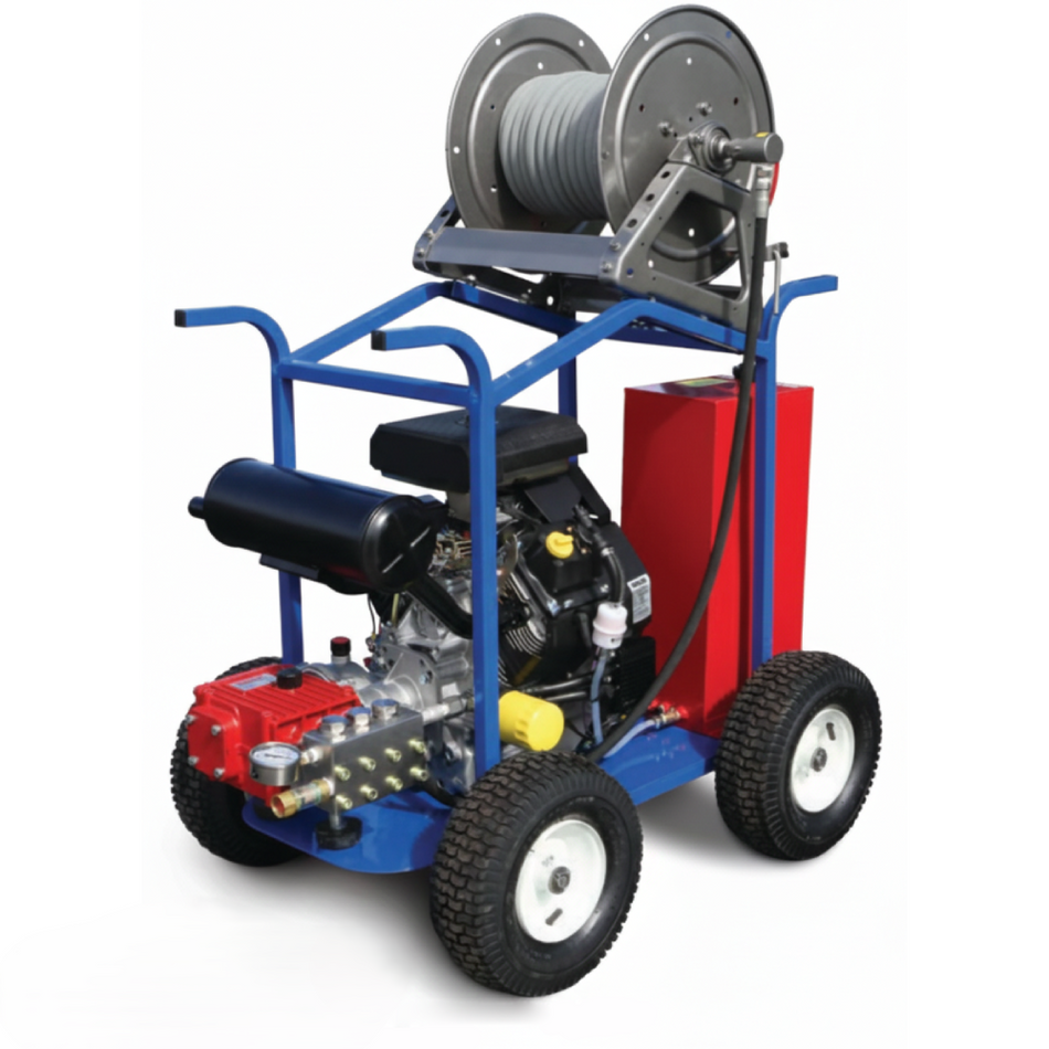 3.1 GPM at 10000 PSI Gasoline driven Cold Water Electric Start Pressure Washer