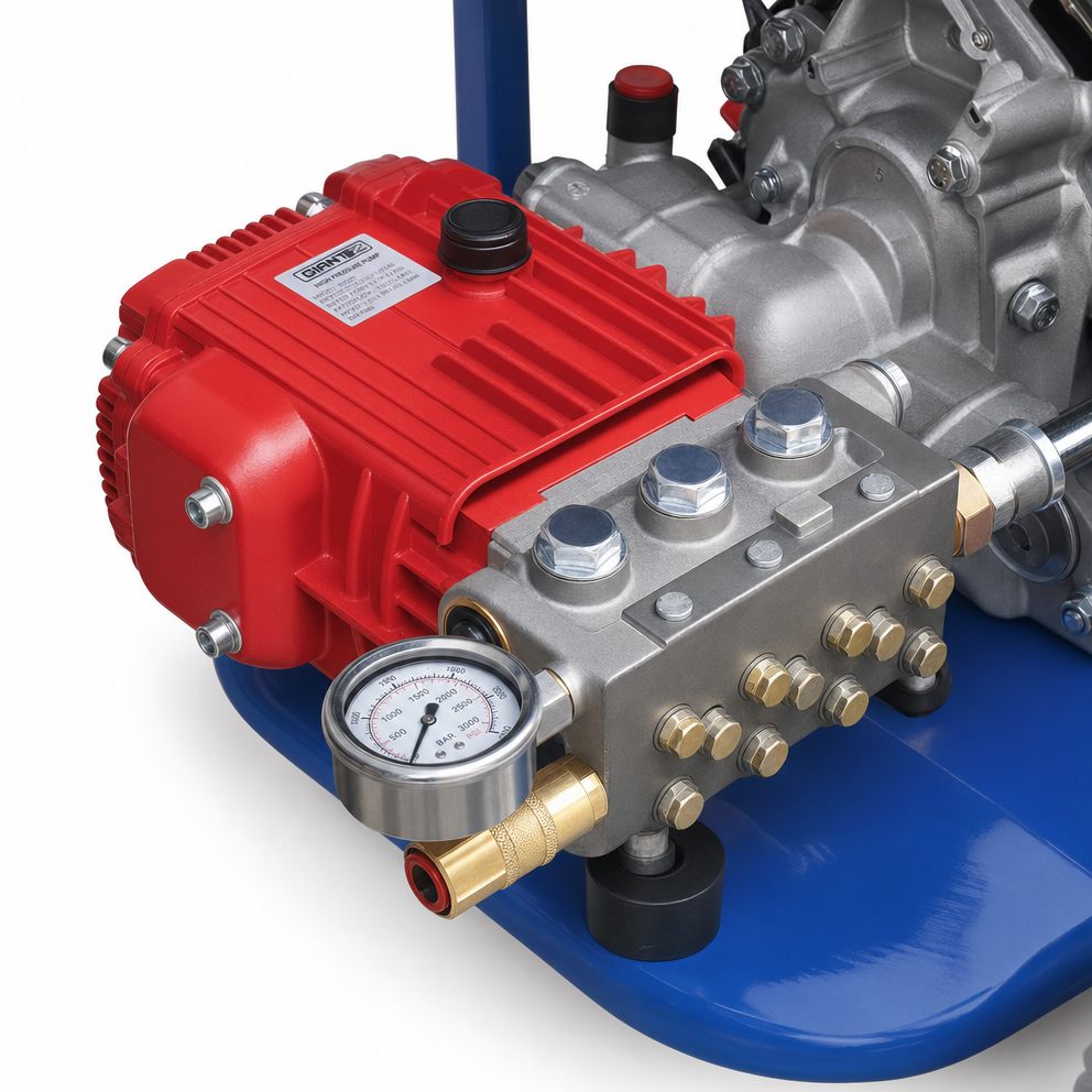 pump of 3.1 GPM at 10000 PSI Gasoline driven Cold Water Electric Start Pressure Washer