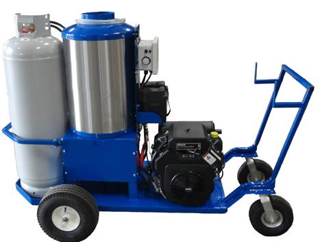 2000 PSI Gasoline Driven LP Hot Water Pressure Washer