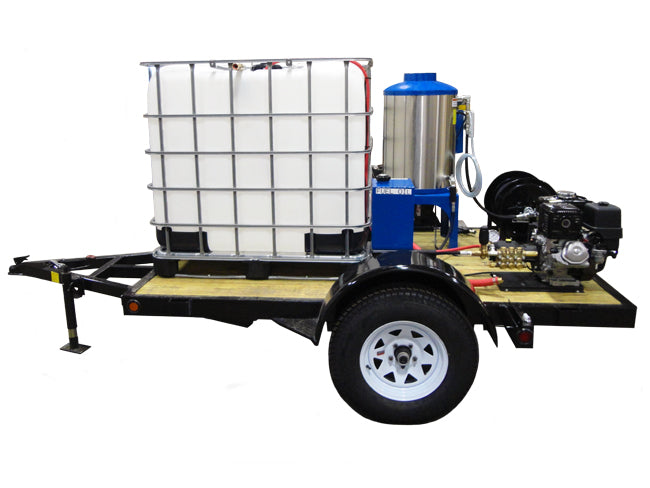 4 GPM 3000 PSI Diesel driven,Â fuel oil fired Hot water, Electric Start