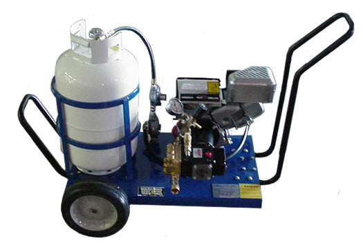 propane powered pressure washer