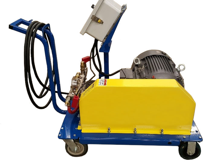 6000 PSI - 4.3GPM - Electric driven - Cold water - Auto start/stop - Belt drive