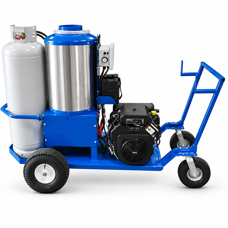 5000 PSI Propane Hot Water Pressure Washer with Liquid Propane Burner