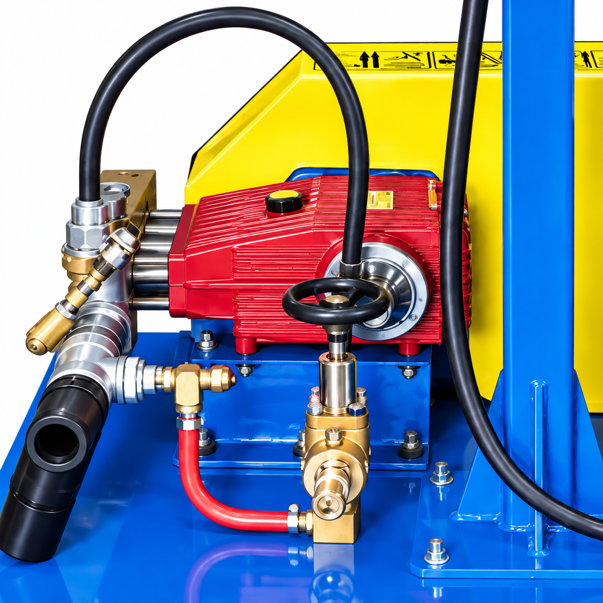 A closeup of the pump of the 7000 PSI Powerful Power Washer