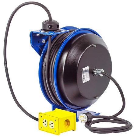 Electrical Cord Reel Quad 4 Plug Receptacle