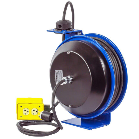 Electrical Cord Reel Quad 4 Plug Receptacle