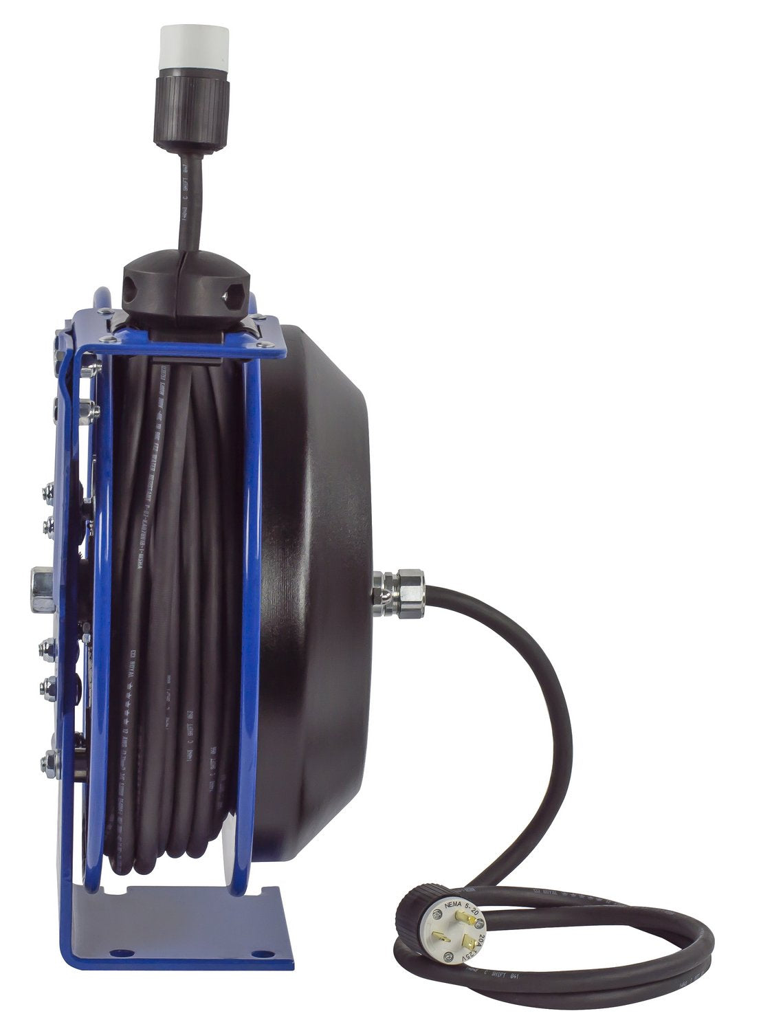 Electrical Cord Reel Single Industrial Receptacle