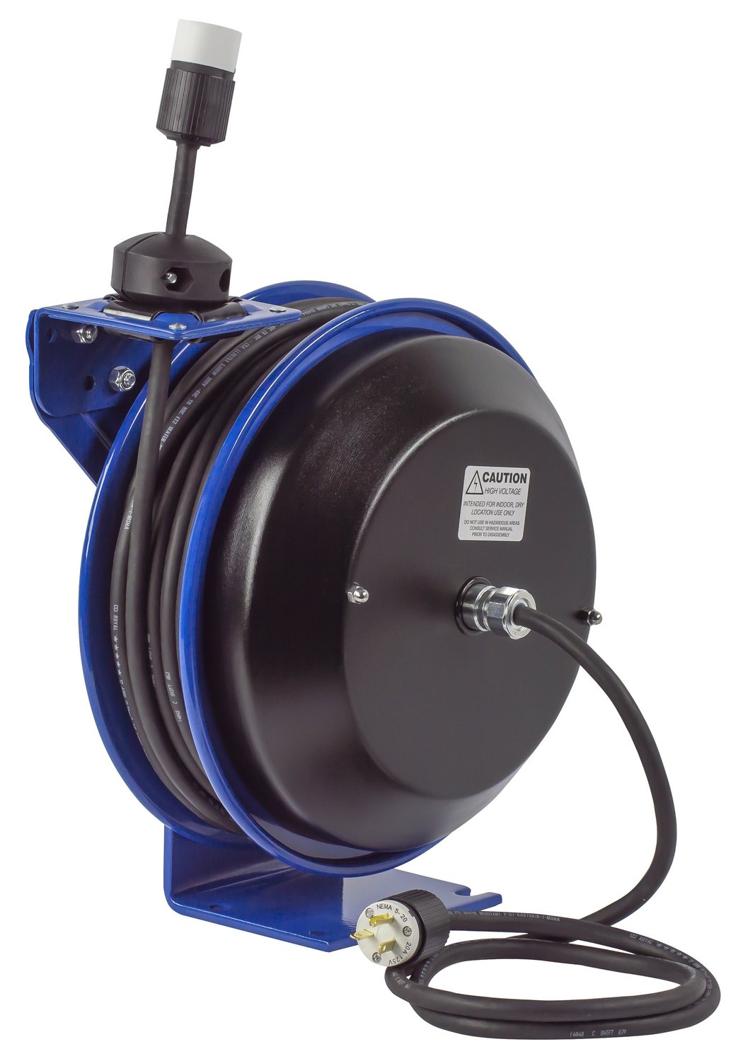 Electrical Cord Reel Single Industrial Receptacle