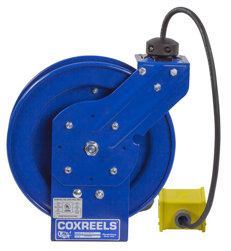 Electrical Cord Reel Quad 4 Plug Receptacle