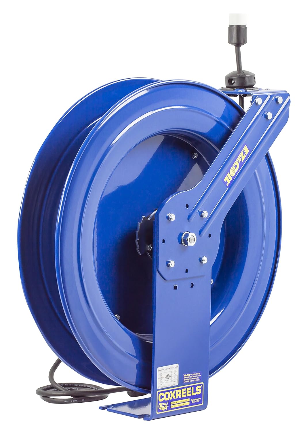 Electrical Cord Reel Single Industrial Receptacle
