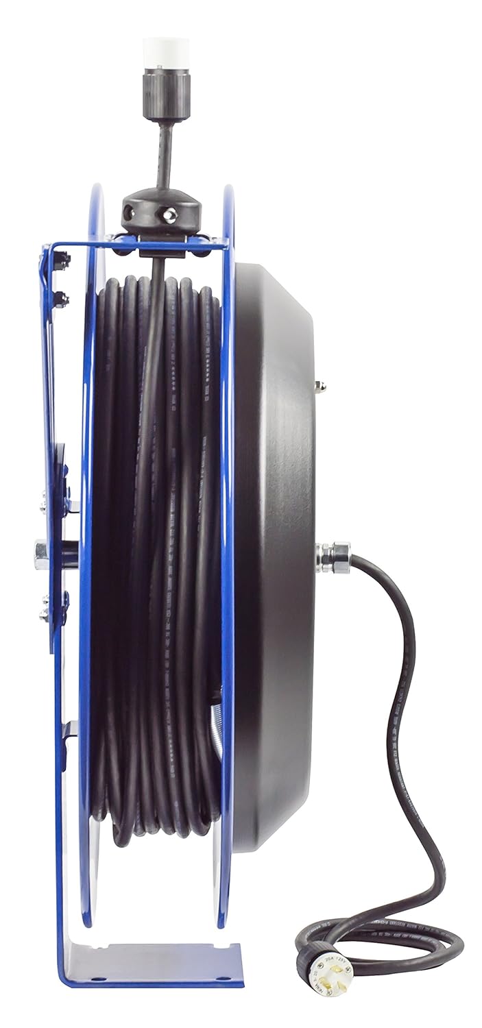 Electrical Cord Reel Single Industrial Receptacle