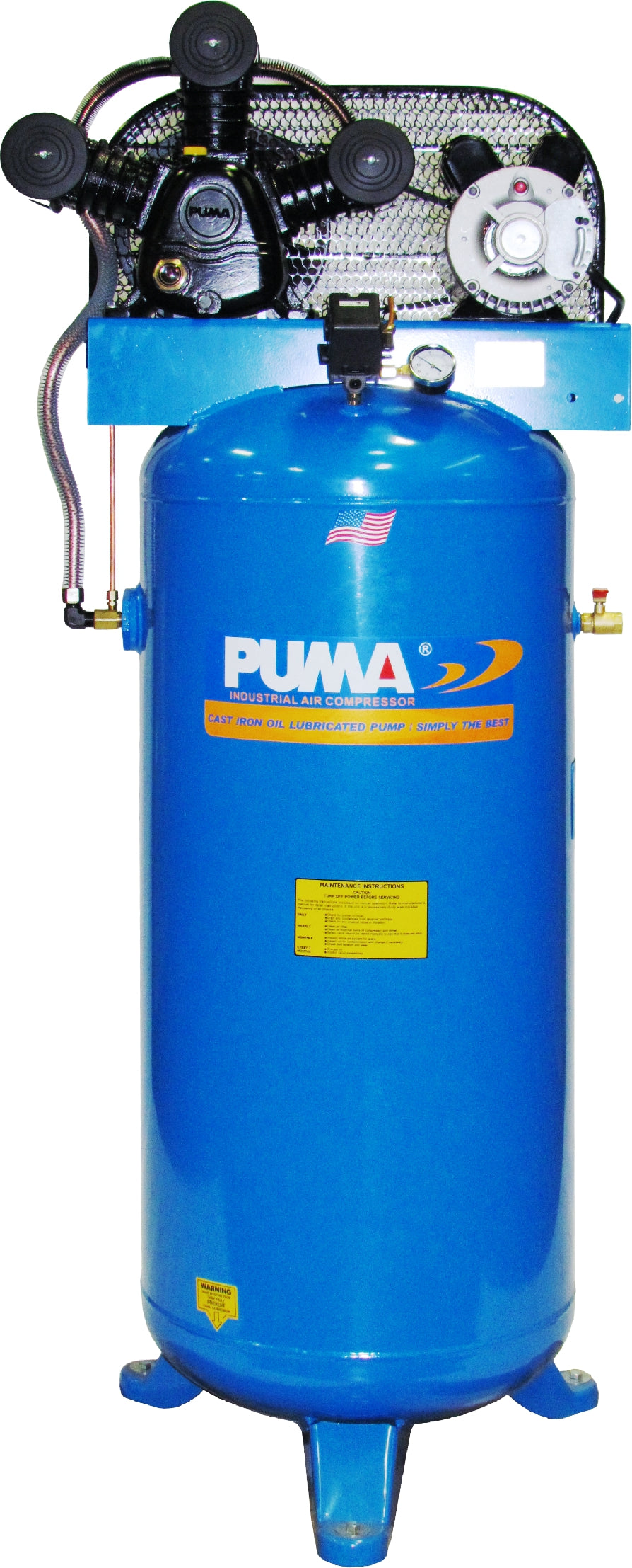 Puma 5 hp 60 gallon vertical Air Compressor