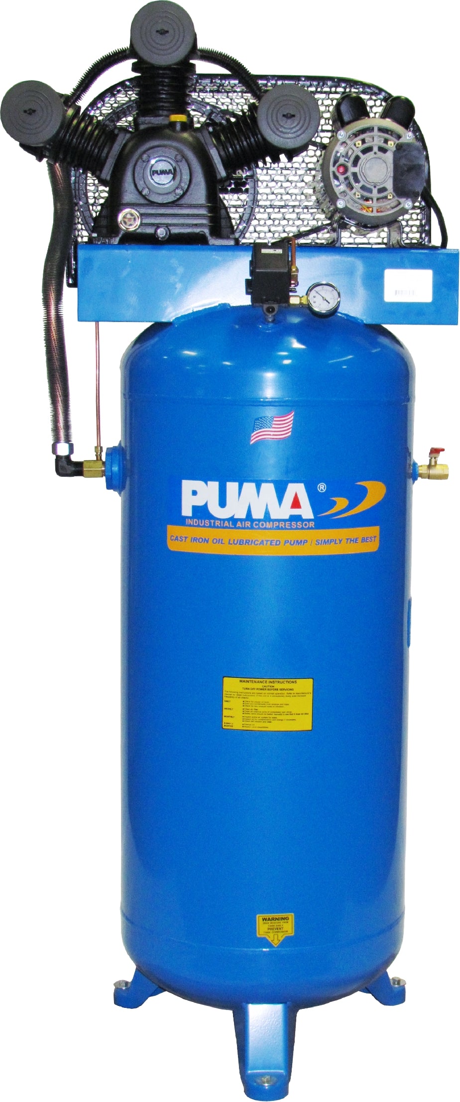 Puma 6.5 hp 60 gallon vertical Air Compressor
