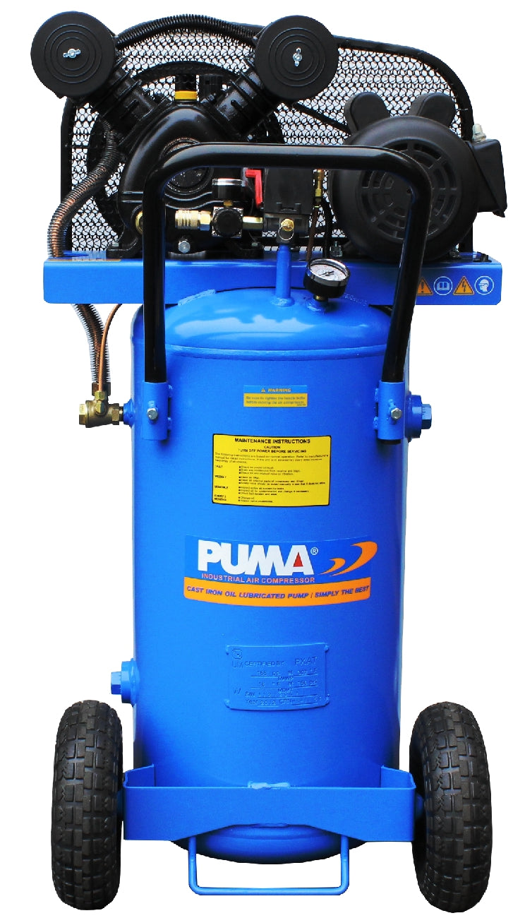 Puma 2 hp 20 gallon vertical tank portable Air Compressor