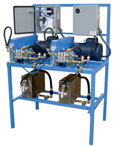 Double Truck Wash Pump Station AR Emperor Pumps 7.5 HP/1 PH 4.8 GPM at 2300 PSI