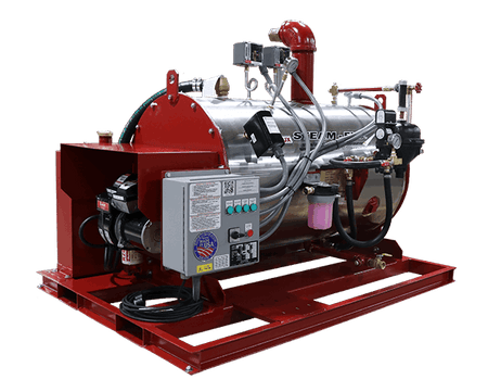 side view of Gas-Fired Steam Generator