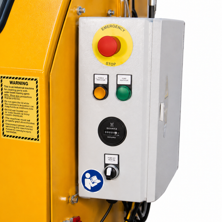 control panel of the High Pressure Parts Washer Cabinet