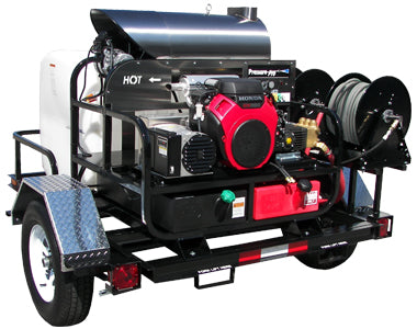 4000 PSI Hot Water Gas Trailer Pressure Washer
