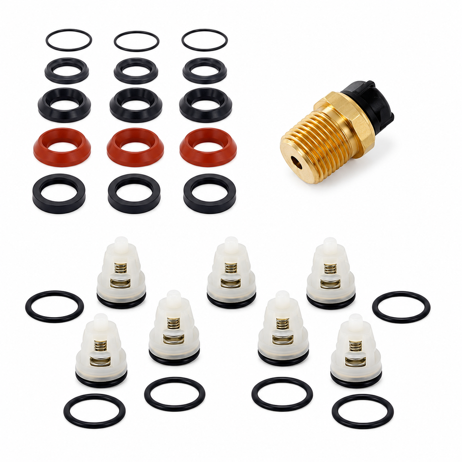 Complete Pressure Washer Pump Rebuild Kit with Seals, Valves & Thermal Relief