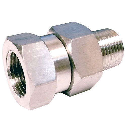3/8"F X 3/8"M Stainless Steel Gun/Hose Swivel