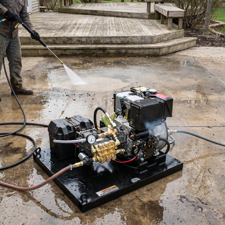 4000 PSI Diesel Skid Mount Pressure Washer