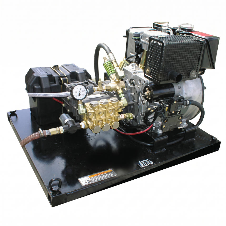 4000 PSI Diesel Skid Mount Pressure Washer