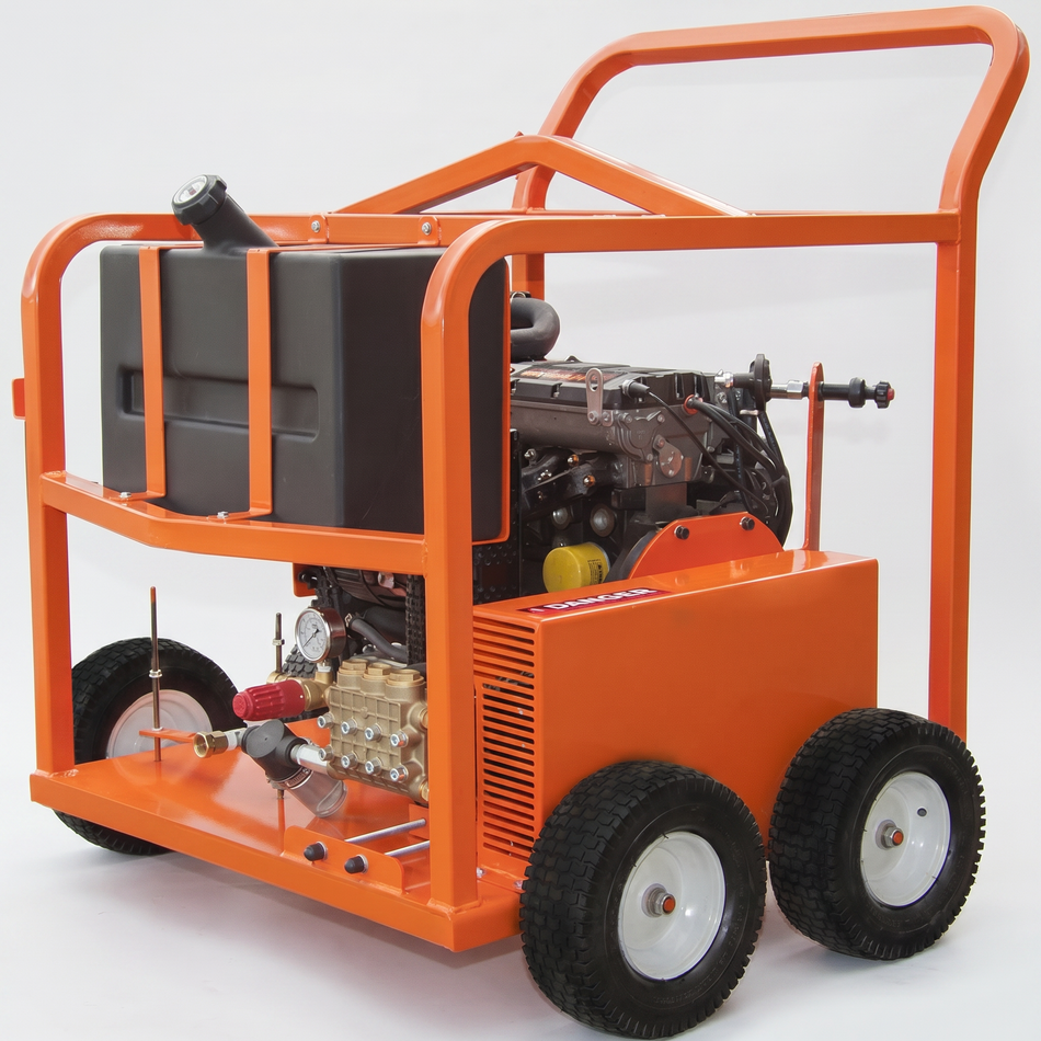 5000 PSI Diesel Wheeled Pressure Washer
