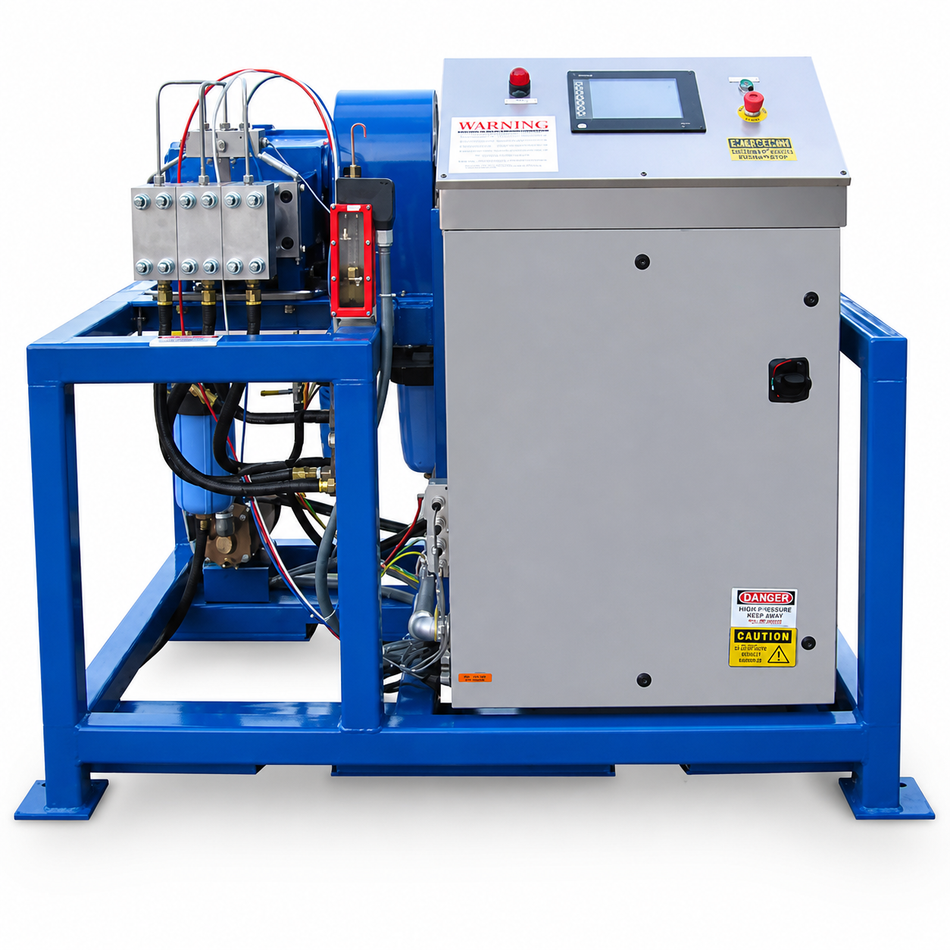 Electric 40K PSI Water Blasting Unit