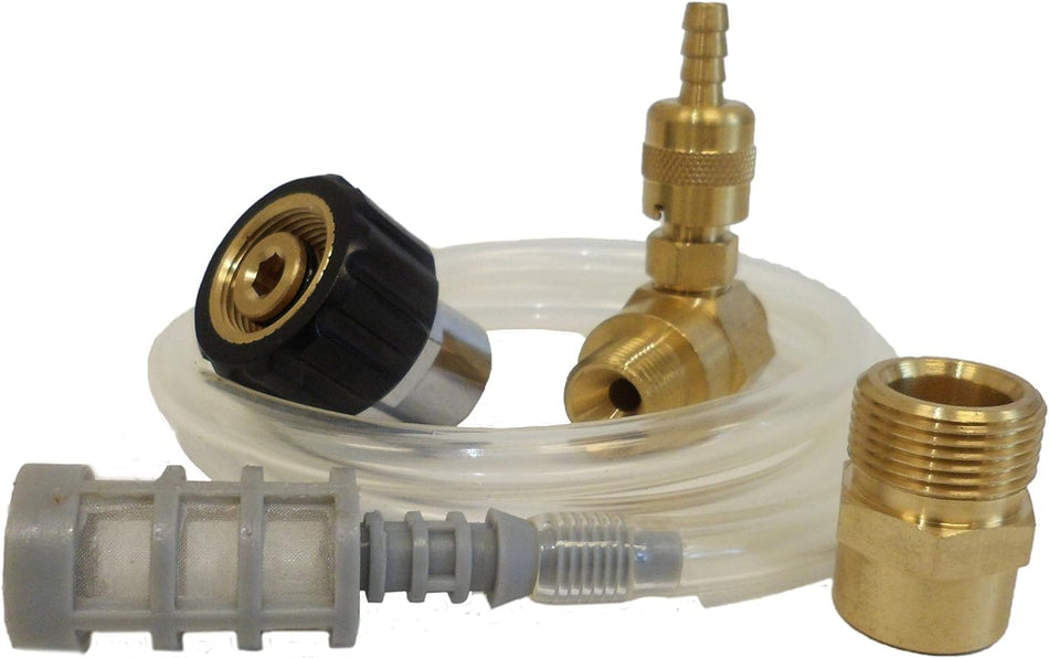 Ultimate Washer Adjustable Soap and Chemical Injector Pressure Washer, M22 MxF Connectors