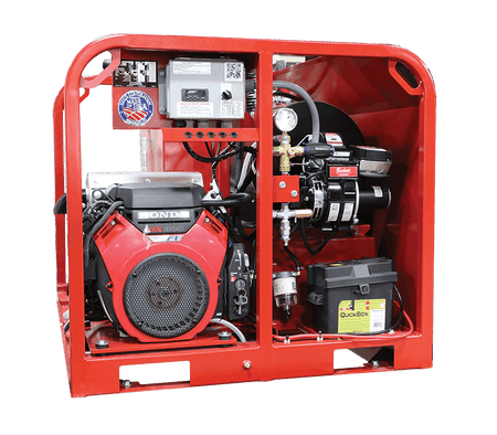 3000 PSI  @ 5.5 GPM Skid Mount Steam Cleaner/Pressure Washer 24.9 HP