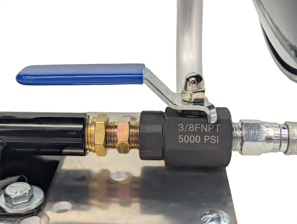 Pressure Washer Hose Reel Kit ball valve