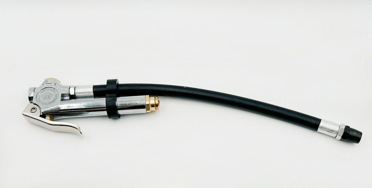 Tire Inflator with Gauge, Whip and Air Chuck