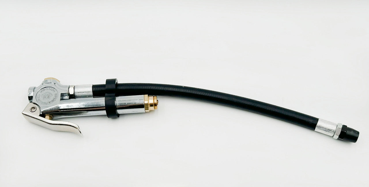 Tire Inflator with Gauge, Whip and Air Chuck
