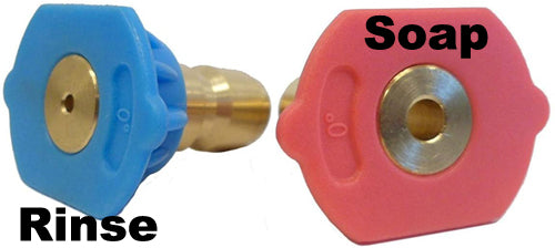 Spray Nozzle Kit for 2nd Story Cleaning, Replaces Generac 6616, SGY-PWA64, 372912, Briggs & Stratton 6177, and Karcher gas pressure washer soap nozzles, 4000 PSI Rating