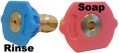 Spray Nozzle Kit for 2nd Story Cleaning, Replaces Generac 6616, SGY-PWA64, 372912, Briggs & Stratton 6177, and Karcher gas pressure washer soap nozzles, 4000 PSI Rating