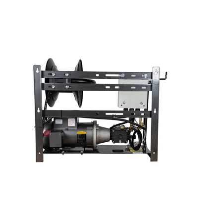 2000 PSI Electric Wall Mount Power Washer 4GPM AR 5HP BALDOR WALL MOUNT HOSE REEL