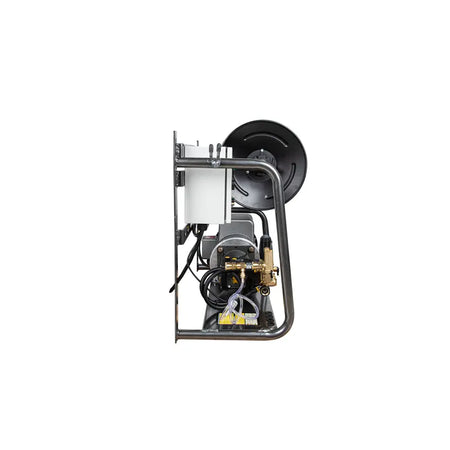 2000 PSI Electric Wall Mount Power Washer 4GPM AR 5HP BALDOR WALL MOUNT HOSE REEL