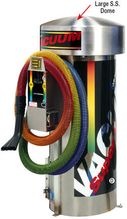 Super Vac w/ Pin Lock System - Large Stainless Steel Dome
